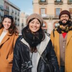 group of tourist friends standing at european city 2023 11 27 04 57 24 utc